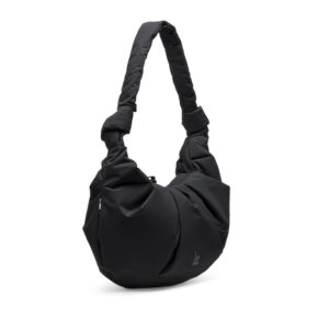 GOTBAG. PLEAT Moon bag large black